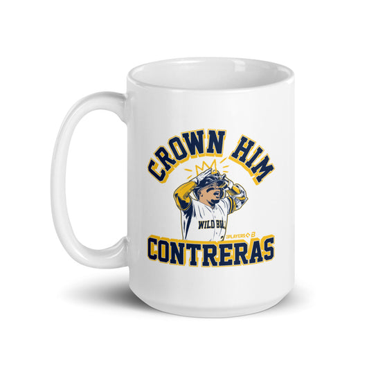 William Contreras: Crown Him Mug (15 oz)