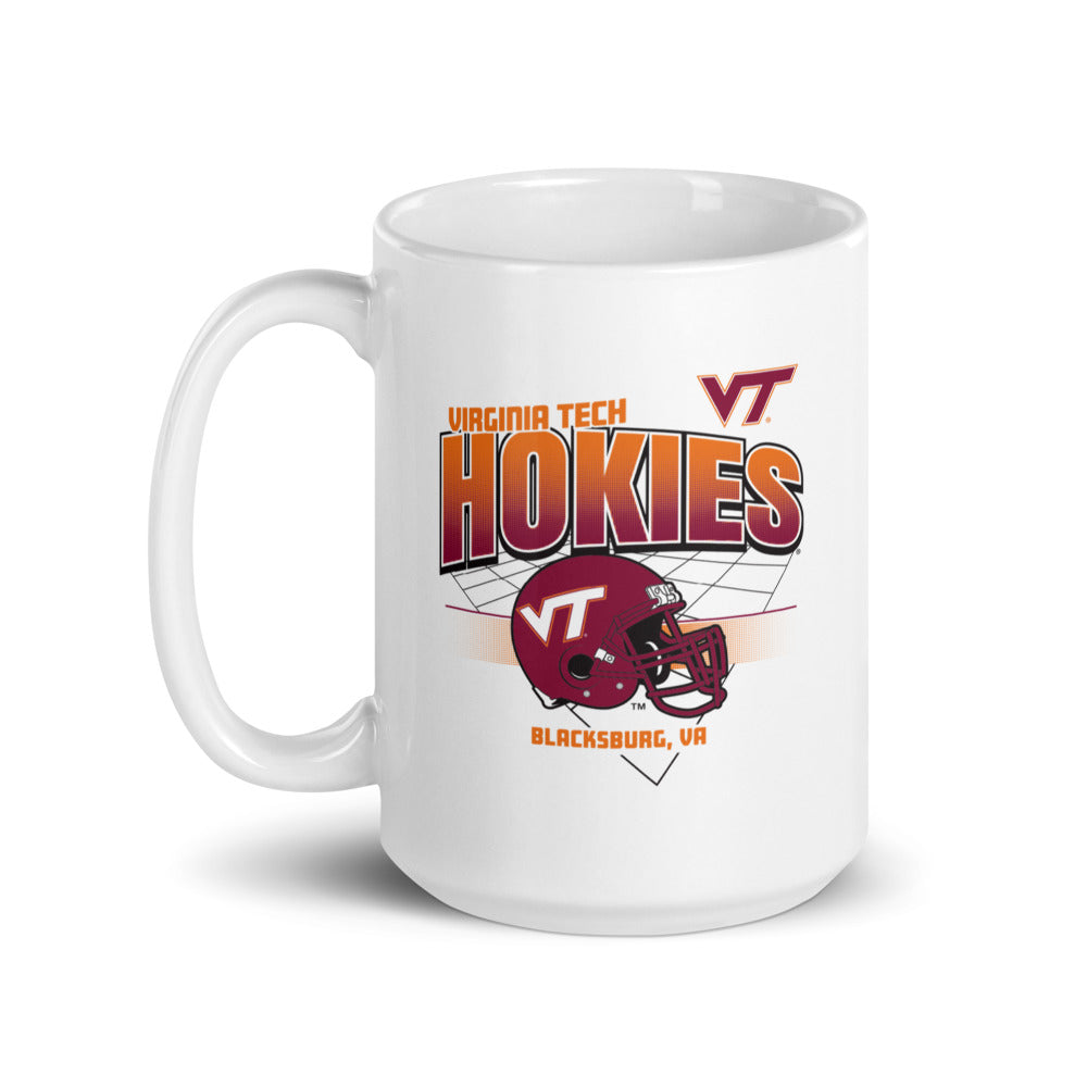 Virginia Tech Football: Helmet Grid Mug (15 oz)