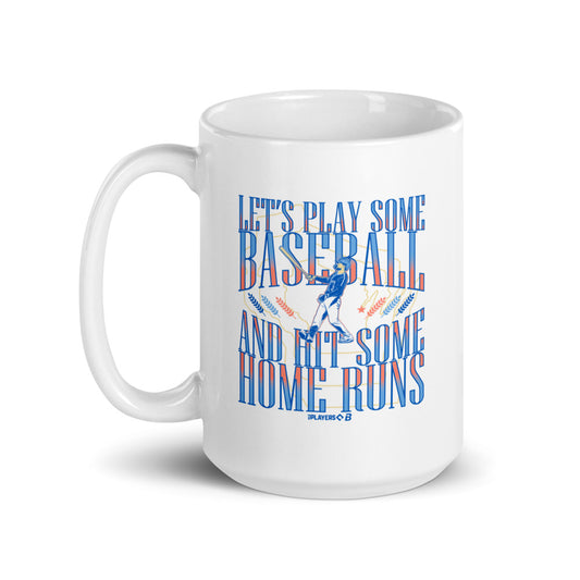 Let's Play Some Baseball And Hit Some Home Runs Milwaukee Mug (15 oz)