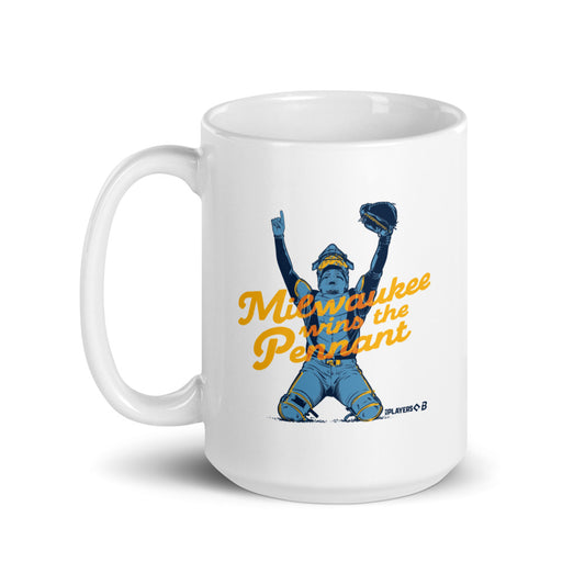 William Contreras: Milwaukee Wins The Pennant Mug (15 oz)