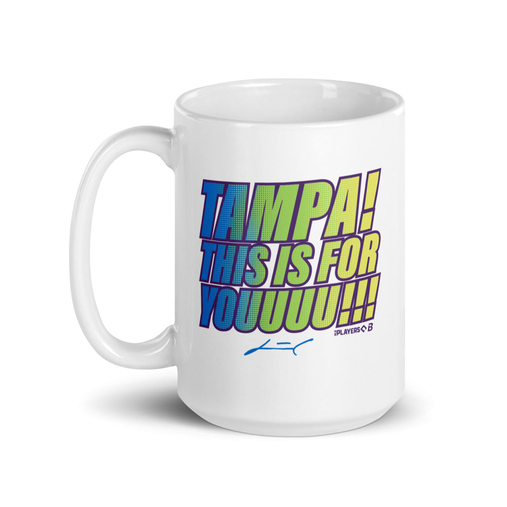 Junior Caminero: Tampa! This Is For You! Mug (15 oz)