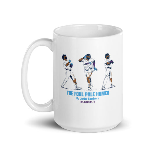 Junior Caminero: The Foul Pole Homer Mug (15 oz)