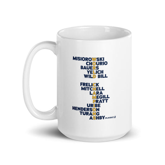 Milwaukee Baseball: 2026 World Champions Names (Navy) Mug (15 oz)