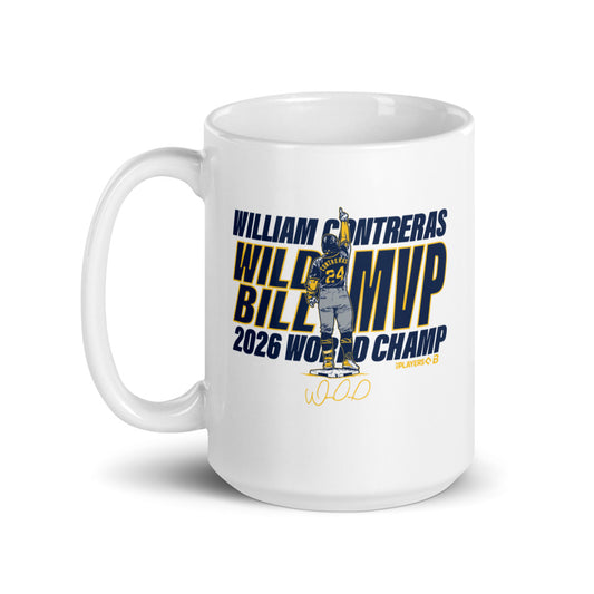 William Contreras: 2026 World Champ MVP Mug (15 oz)