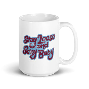Philadelphia Baseball: Stay Loose And Sexy Baby Mug