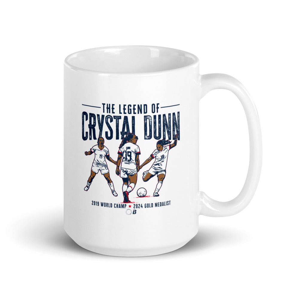 The Legend of Crystal Dunn Mug (15 oz)