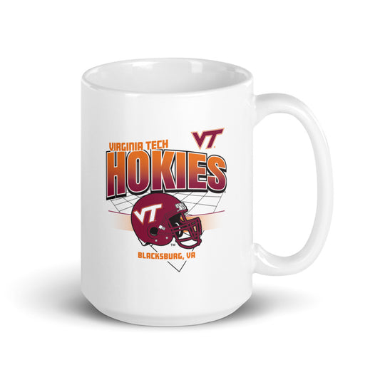 Virginia Tech Football: Helmet Grid Mug (15 oz)