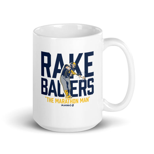 Jake Bauers: Rake Bauers Marathon Man Mug (15 oz)