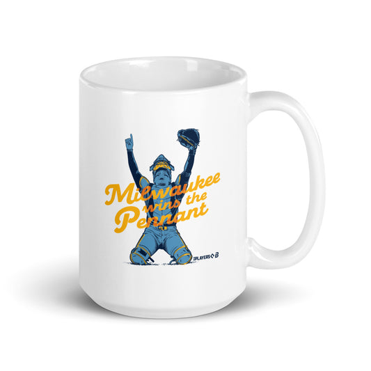 William Contreras: Milwaukee Wins The Pennant Mug (15 oz)