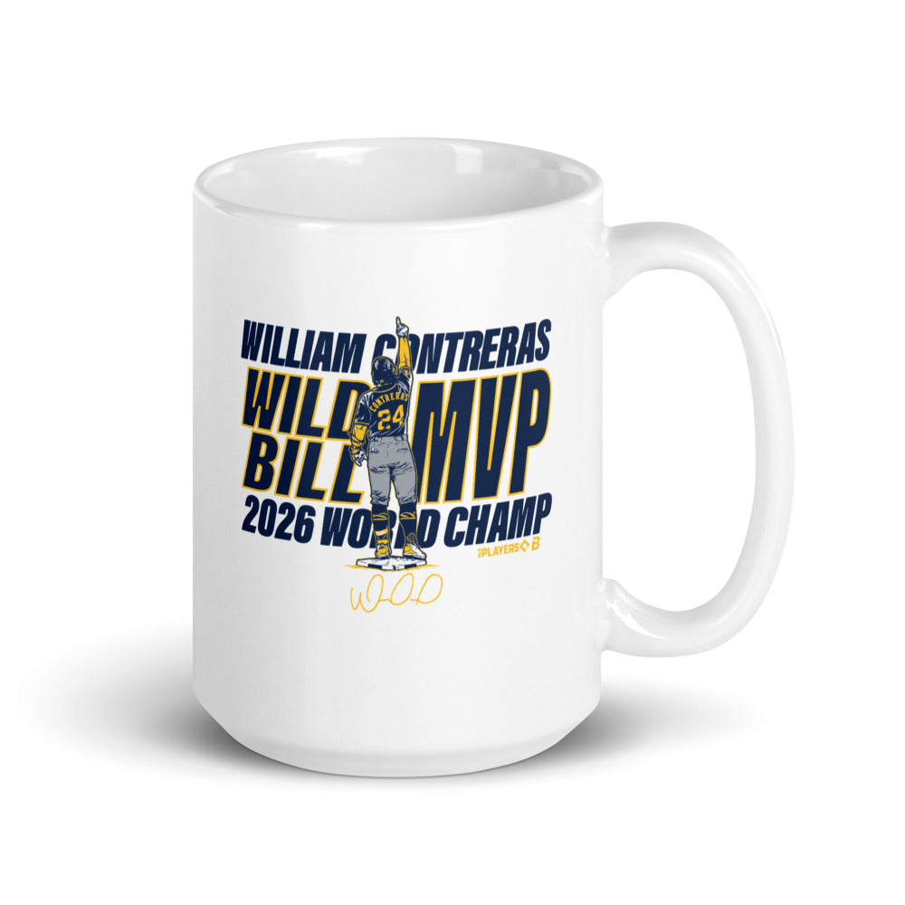 William Contreras: 2026 World Champ MVP Mug (15 oz)