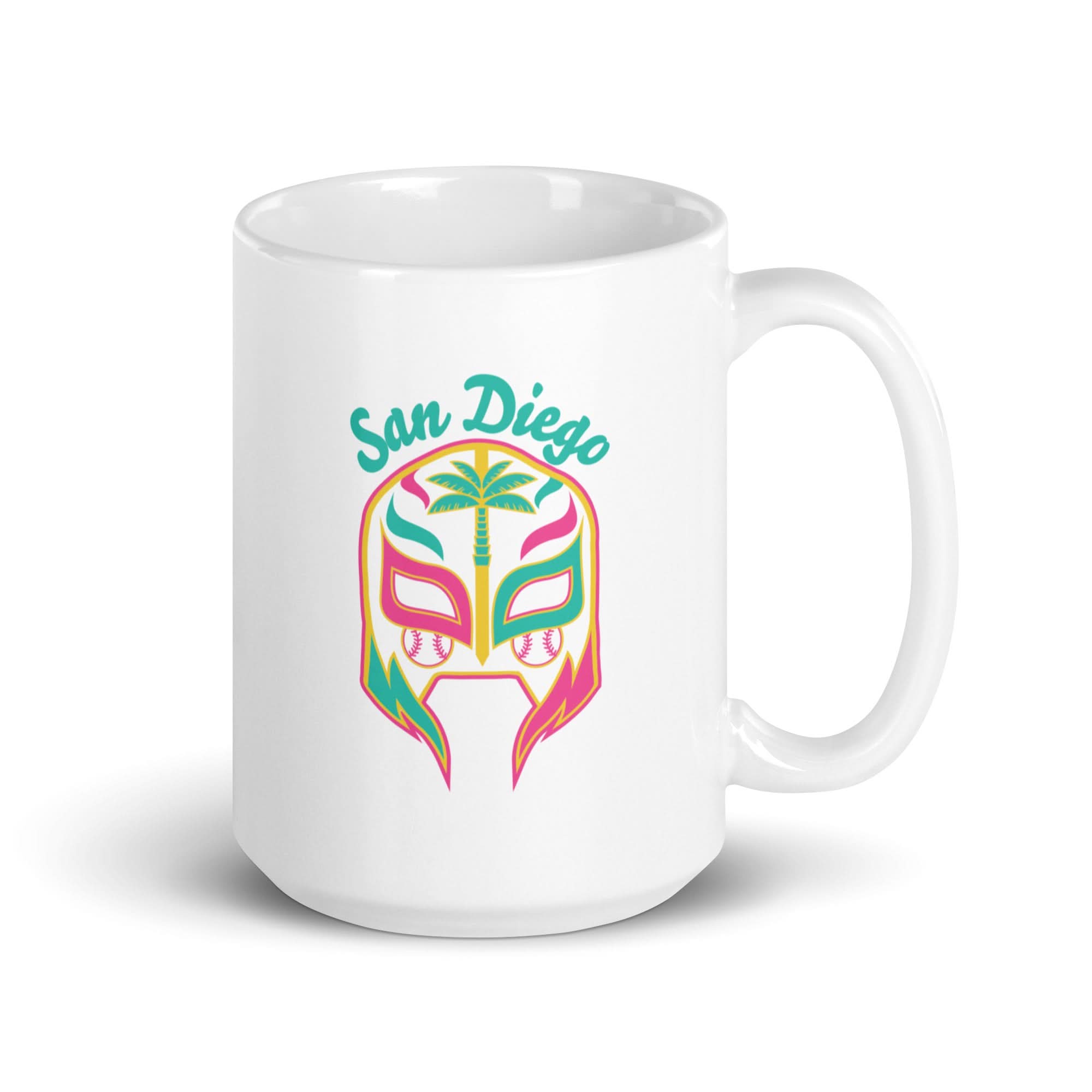 Lucha Mask Mug - San Diego Baseball - BreakingT