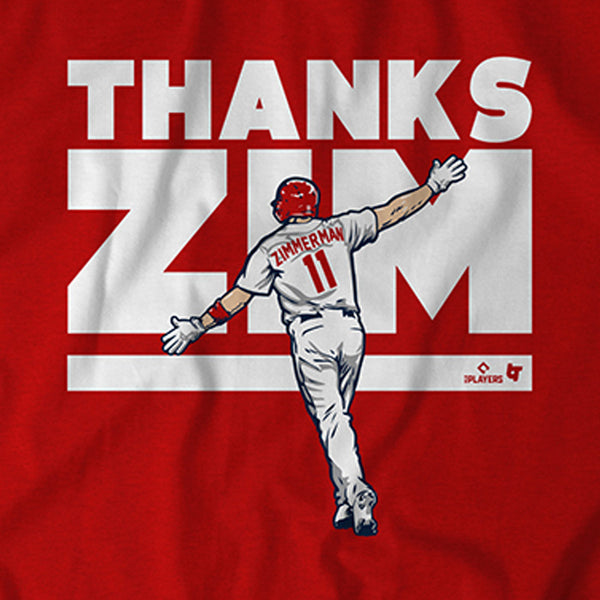 Ryan Zimmerman: Thanks Zim Shirt+Hoodie, DC -MLBPA Licensed- BreakingT