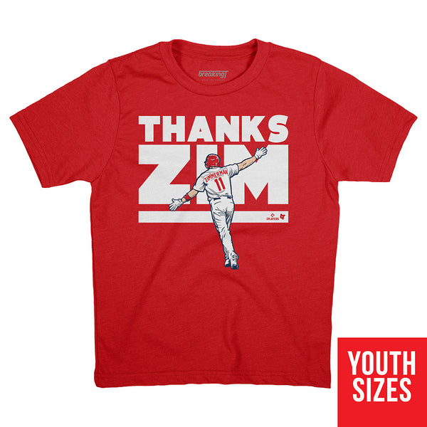 Ryan Zimmerman: Thanks Zim, Youth T-Shirt / Large - MLB - Sports Fan Gear | breakingt