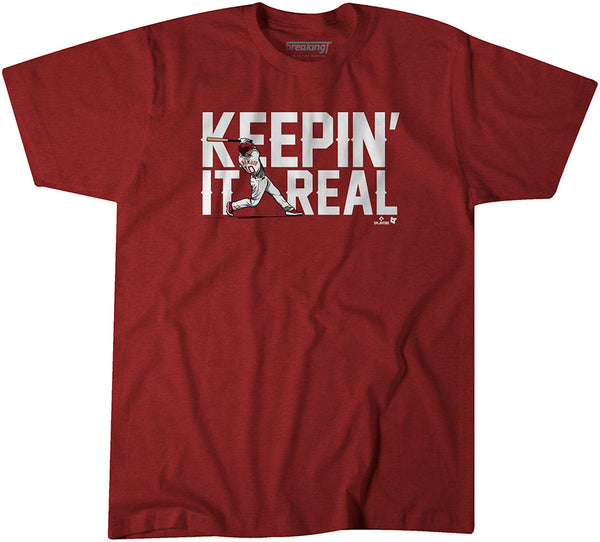 Keepin' It Real, Adult T-Shirt / 3XL - MLB - Sports Fan Gear | breakingt