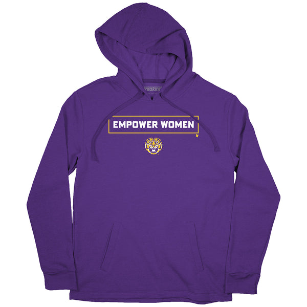 Empower Women x LSU Shirt Hoodie LSU Licensed BreakingT