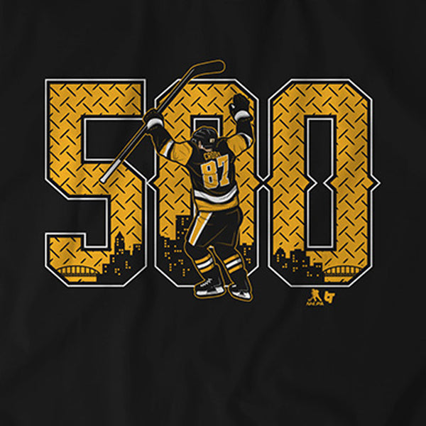 Sidney Crosby 500, Adult T-Shirt / Large - NHL - Sports Fan Gear | breakingt