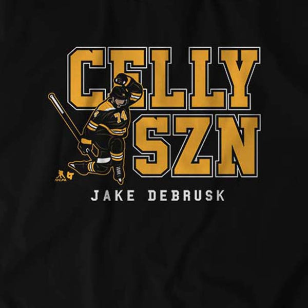 Jake DeBrusk: Celly SZN, Adult T-Shirt / 3XL - NHL - Sports Fan Gear | breakingt
