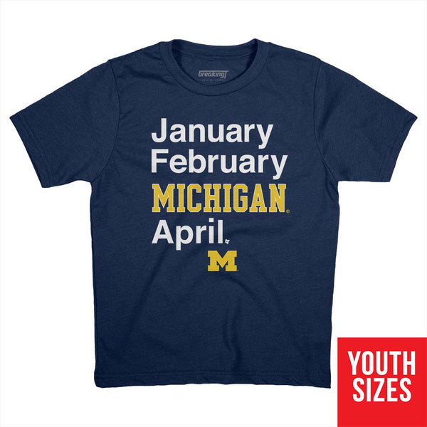 Michigan Basketball: January February Michigan April