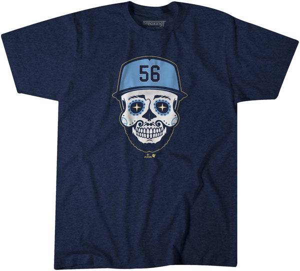 Randy Arozarena: Sugar Skull, Adult T-Shirt / Extra Large - MLB - Sports Fan Gear | breakingt