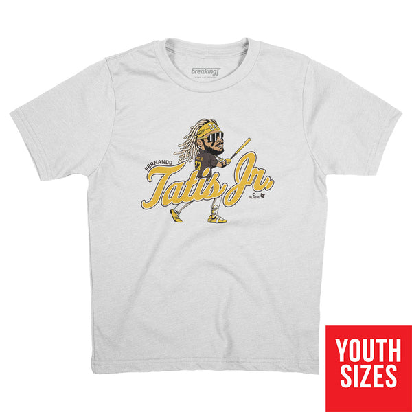 Fernando Tatis Jr: Caricature, Youth T-Shirt / Small - MLB - Sports Fan Gear | breakingt