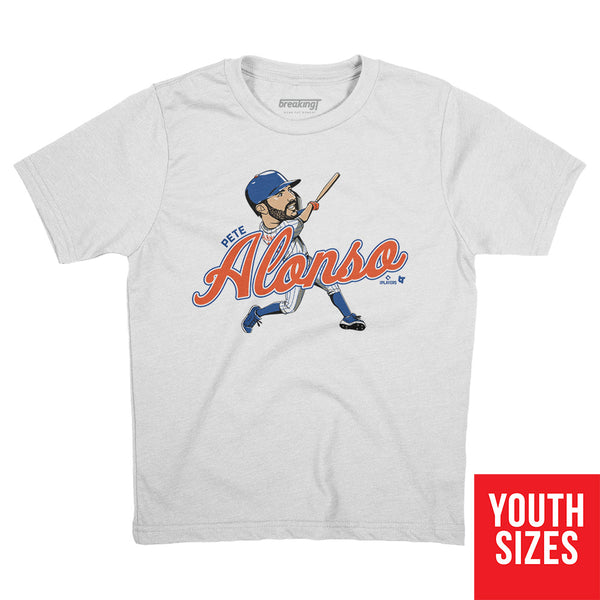 Pete Alonso Caricature Shirt + Hoodie, NY - MLBPA Licensed - BreakingT