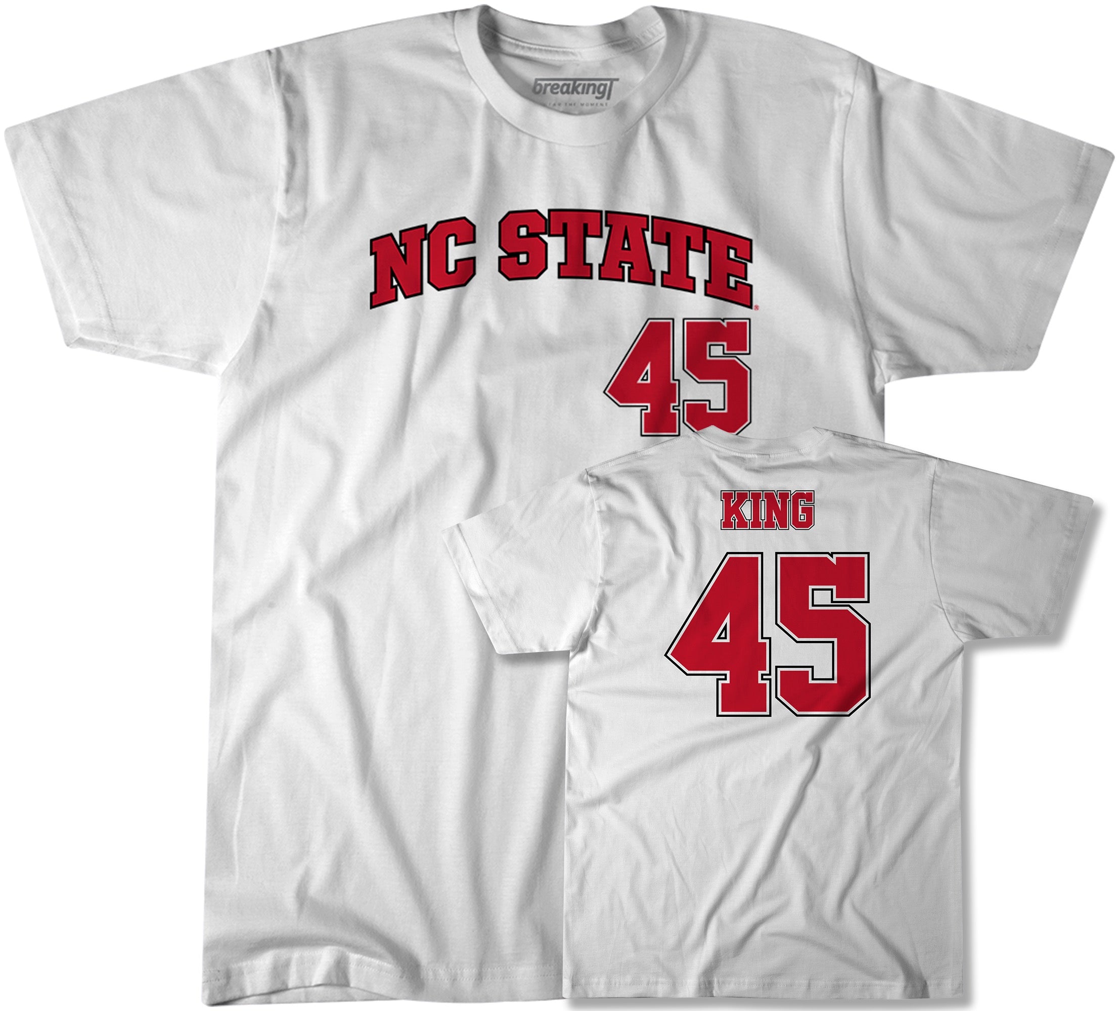 adidas NC State Baseball Jersey - White, Men's Baseball