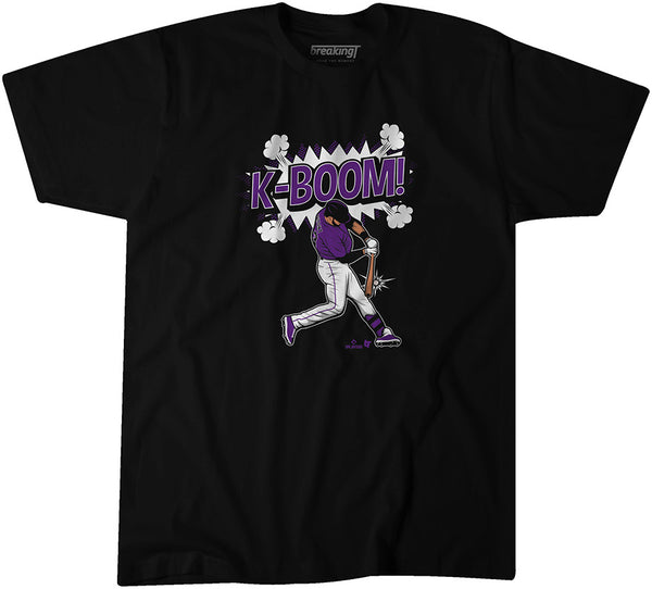 Kris Bryant: Colorado K-Boom Shirt+Hoodie - MLBPA Licensed - BreakingT