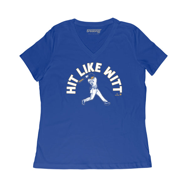 Bobby Witt Jr: Hit Like Witt, Adult T-Shirt / 3XL - MLB - Sports Fan Gear | breakingt