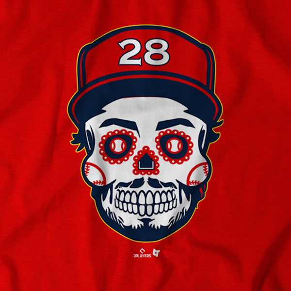 Nolan Arenado: Sugar Skull Shirt+Hoodie, St. Louis - MLBPA - BreakingT