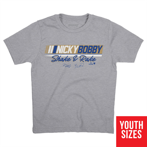 Nicky Lopez and Bobby Witt Jr: Nicky Bobby, Youth T-Shirt / Small - MLB - Sports Fan Gear | breakingt