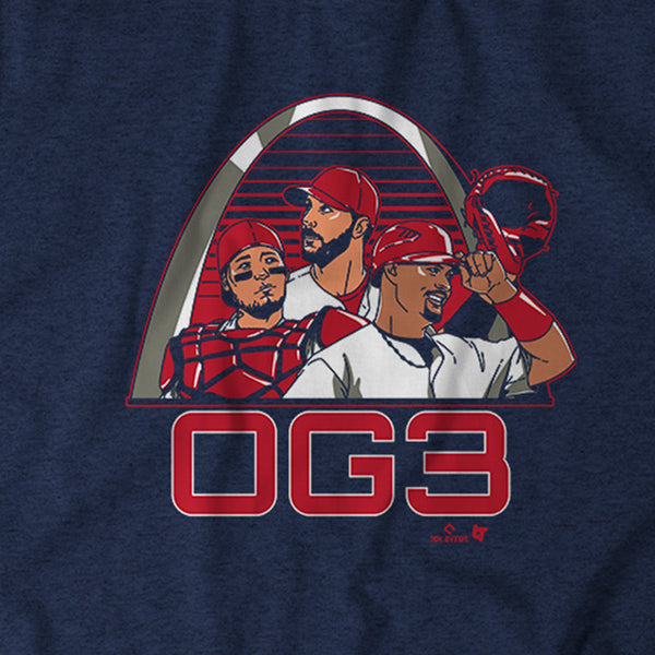 Molina, Wainwright, & Pujols OG3 Shirt+Hoodie, STL - MLBPA - BreakingT