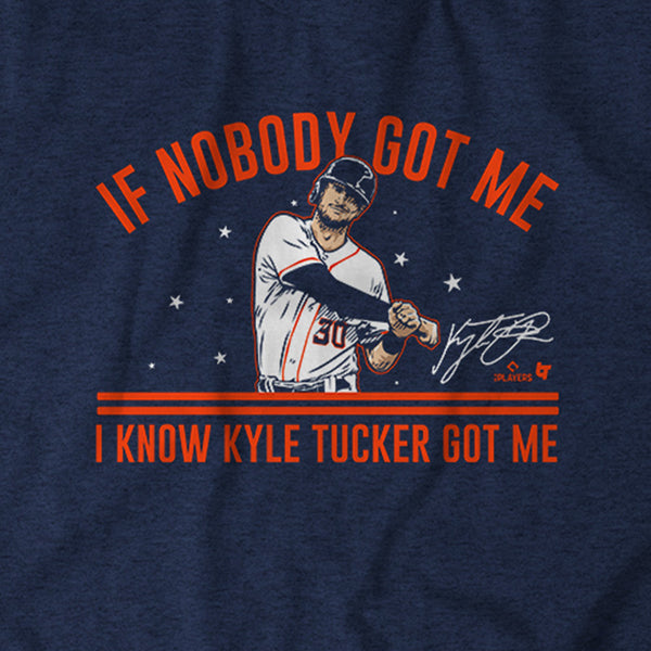 King Tuck Kyle Tucker Fans 30 Houston American Baseball Logo Parody Gift  T-Shirt