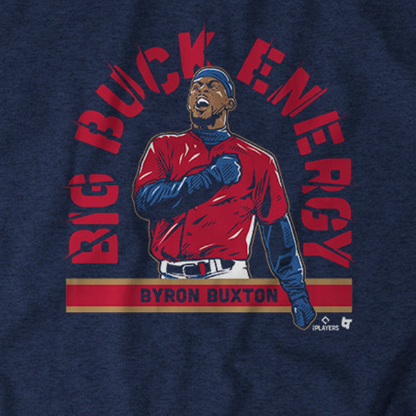 Byron Buxton: Big Buck Energy, Adult T-Shirt / Large - MLB - Sports Fan Gear | breakingt