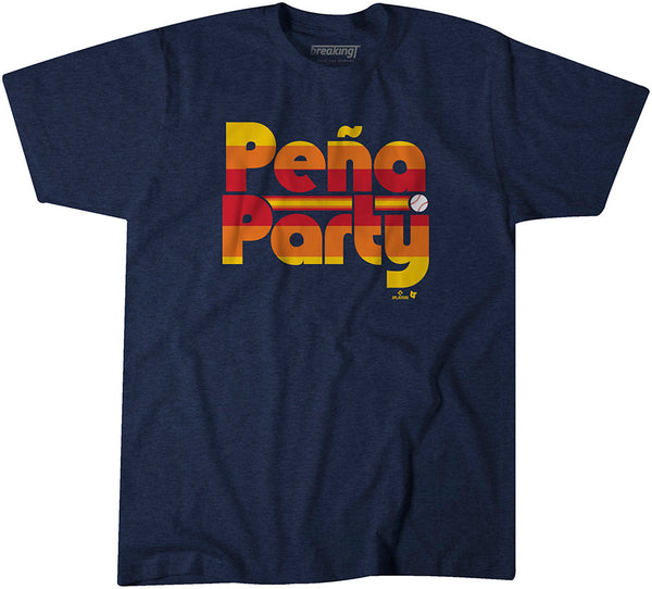Jeremy Peña Party, Adult T-Shirt / Medium - MLB - Sports Fan Gear | breakingt