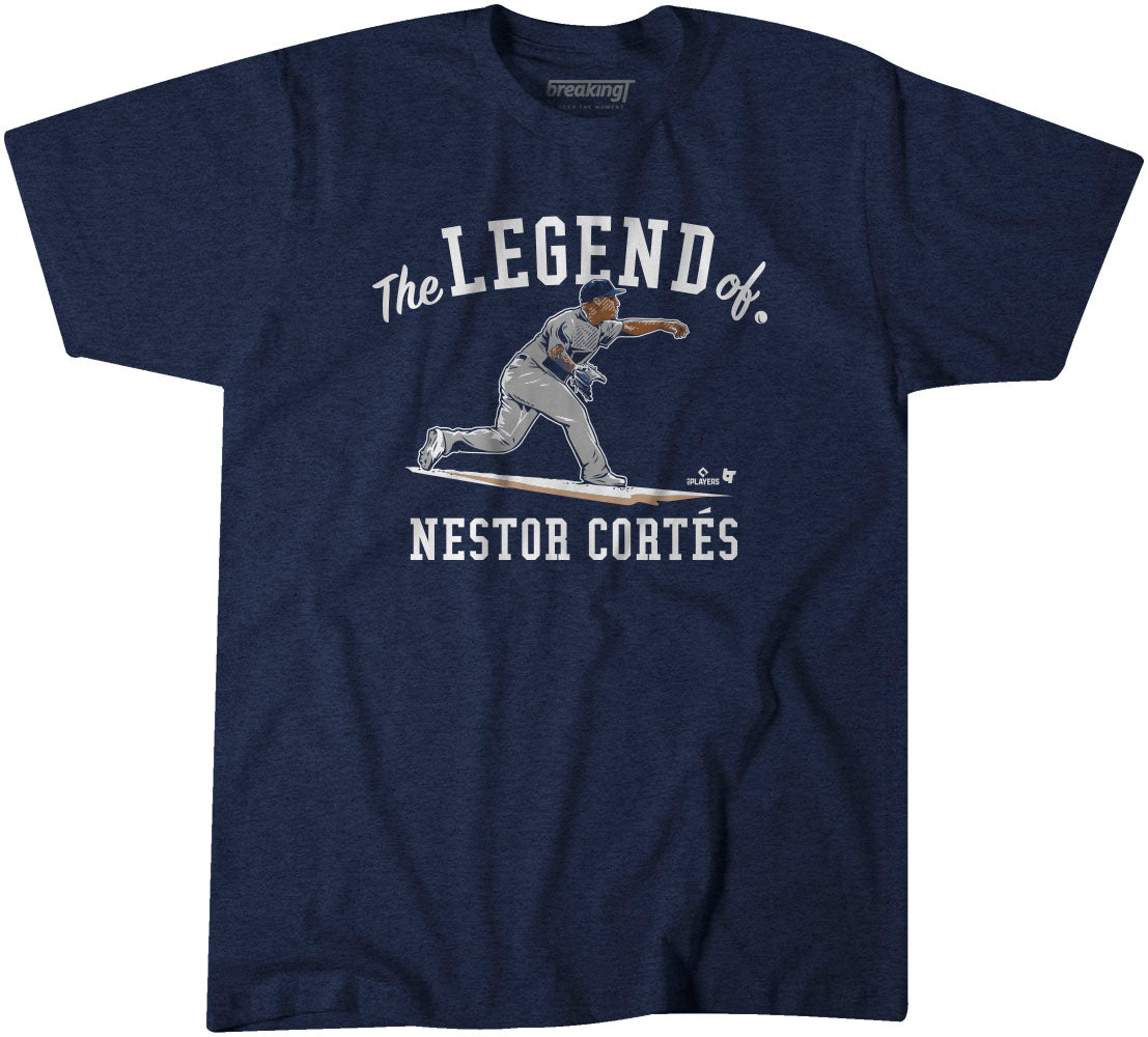 The Legend of Nestor Cortes, Adult T-Shirt / Small - MLB - Sports Fan Gear | breakingt
