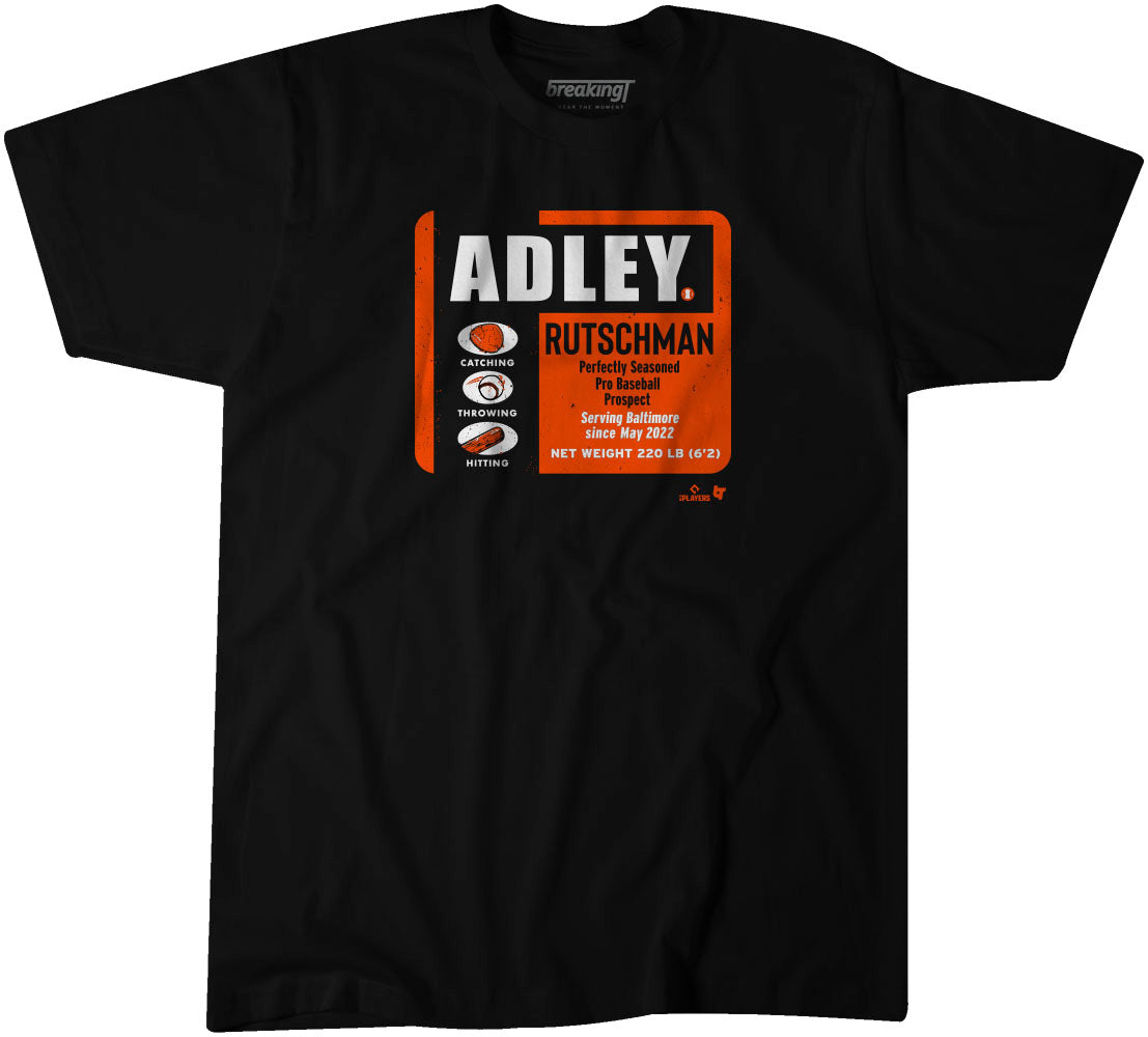 Adley Rutschman Name & Number T-Shirt - Orange - Tshirtsedge