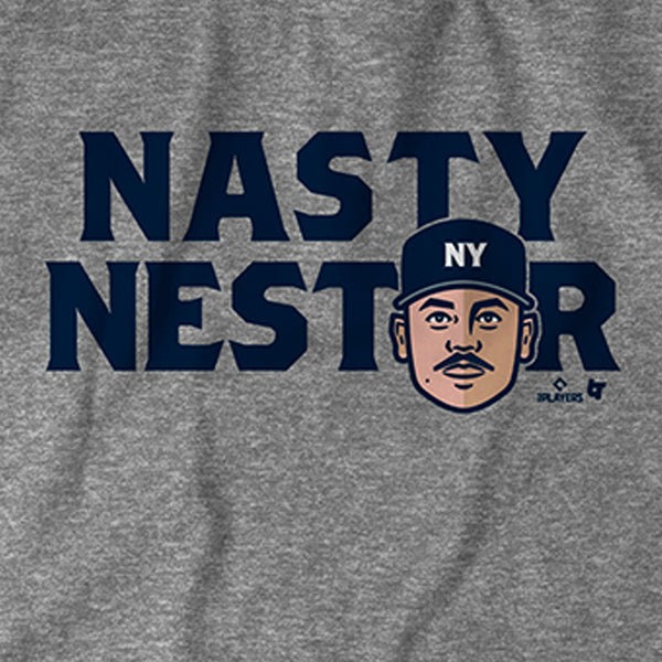 Nestor Cortes: Nasty Nestor, Adult T-Shirt / Small - MLB - Sports Fan Gear | breakingt