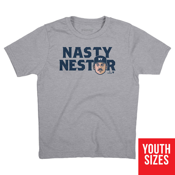 Nestor Cortes: Nasty Nestor, Women's V-Neck T-Shirt / Extra Large - MLB - Sports Fan Gear | breakingt