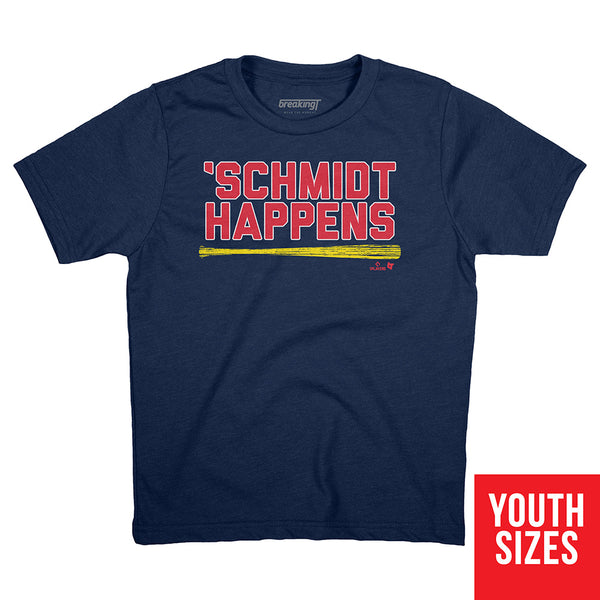 Paul Goldschmidt: 'Schmidt Happens, Youth T-Shirt / Large - MLB - Sports Fan Gear | breakingt