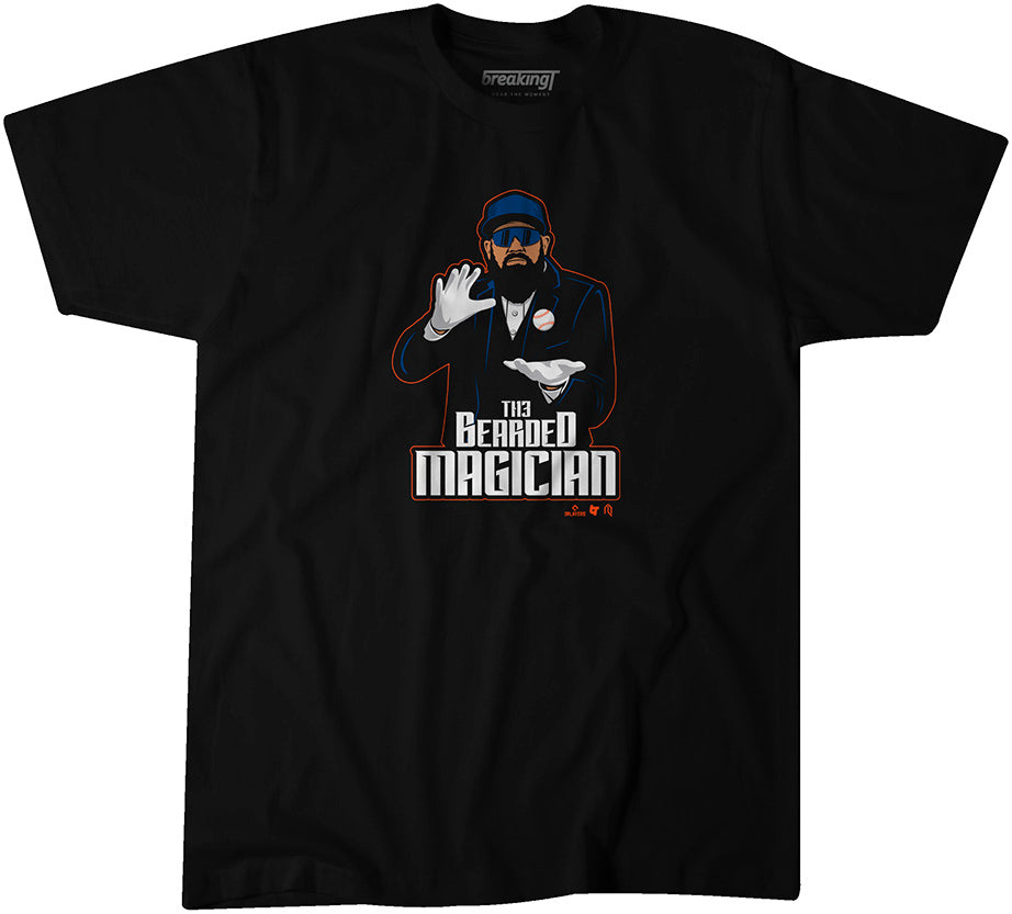 Luis Guillorme: The Bearded Magician, Adult T-Shirt / Extra Large - MLB_AthleteLogos - Sports Fan Gear | breakingt