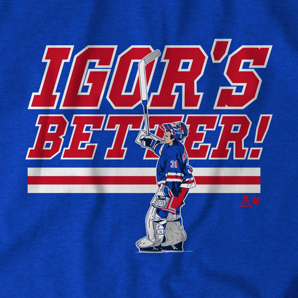 Igor Shesterkin: Igor's Better Shirt + Hoodie, NYC - NHLPA - BreakingT