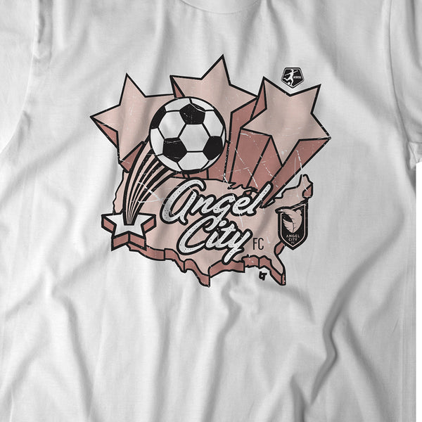 Racing Louisville FC: Vintage Map, Youth T-Shirt / Large - Nwsl - Sports Fan Gear | breakingt