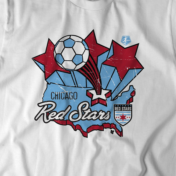 Chicago Red Stars: Vintage Map