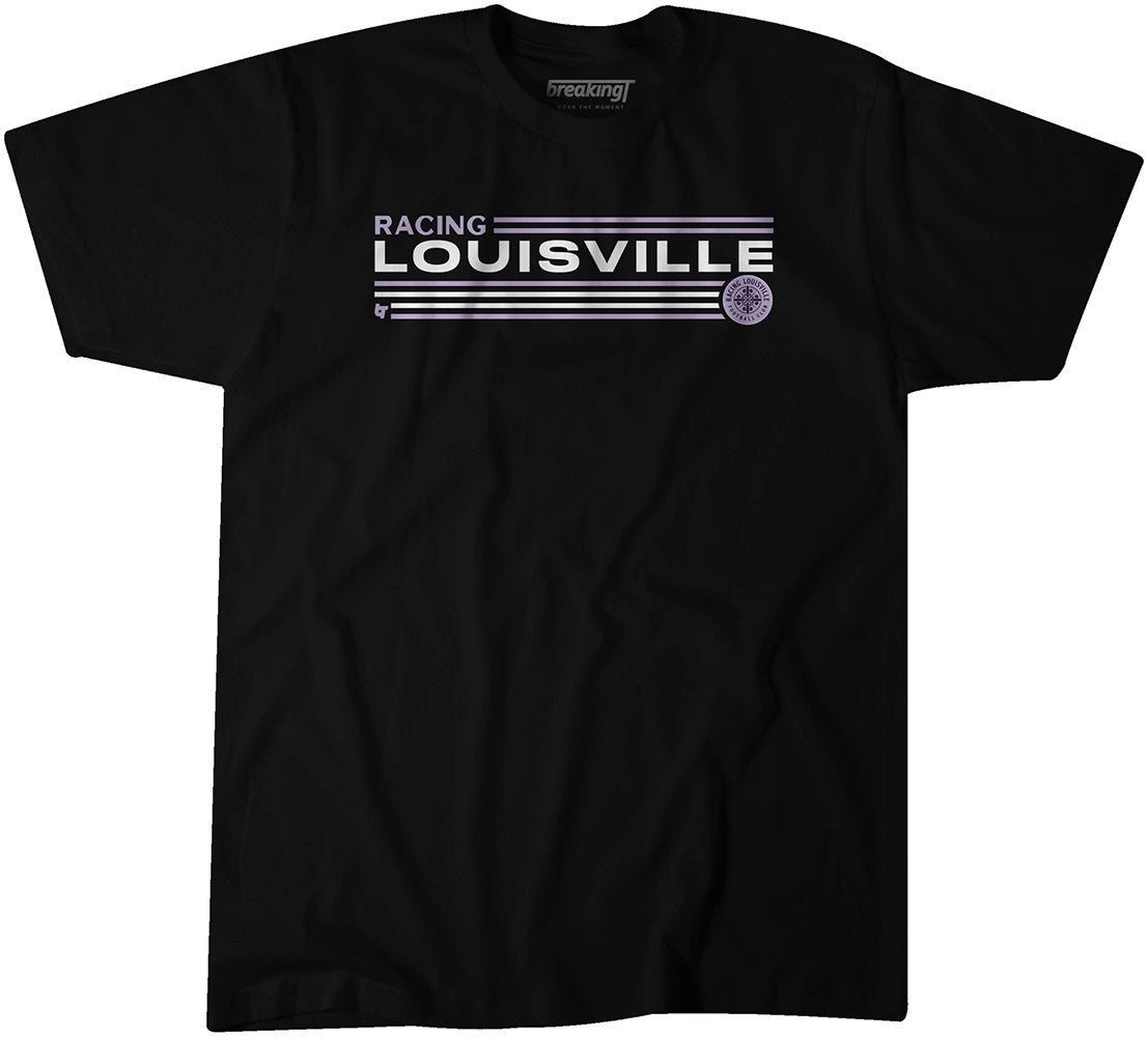 Racing Louisville FC: Stripes, Adult T-Shirt / Medium - Nwsl - Sports Fan Gear | breakingt