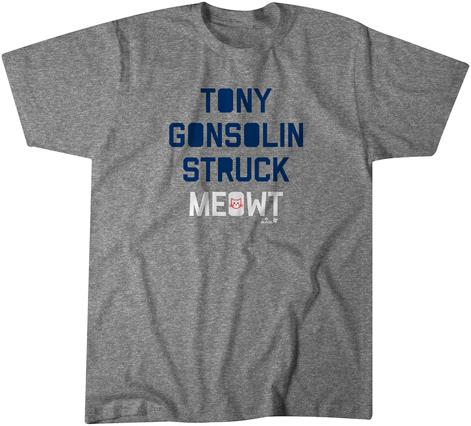 Tony Gonsolin Struck Meowt, Adult T-Shirt / 3XL - MLB - Sports Fan Gear | breakingt