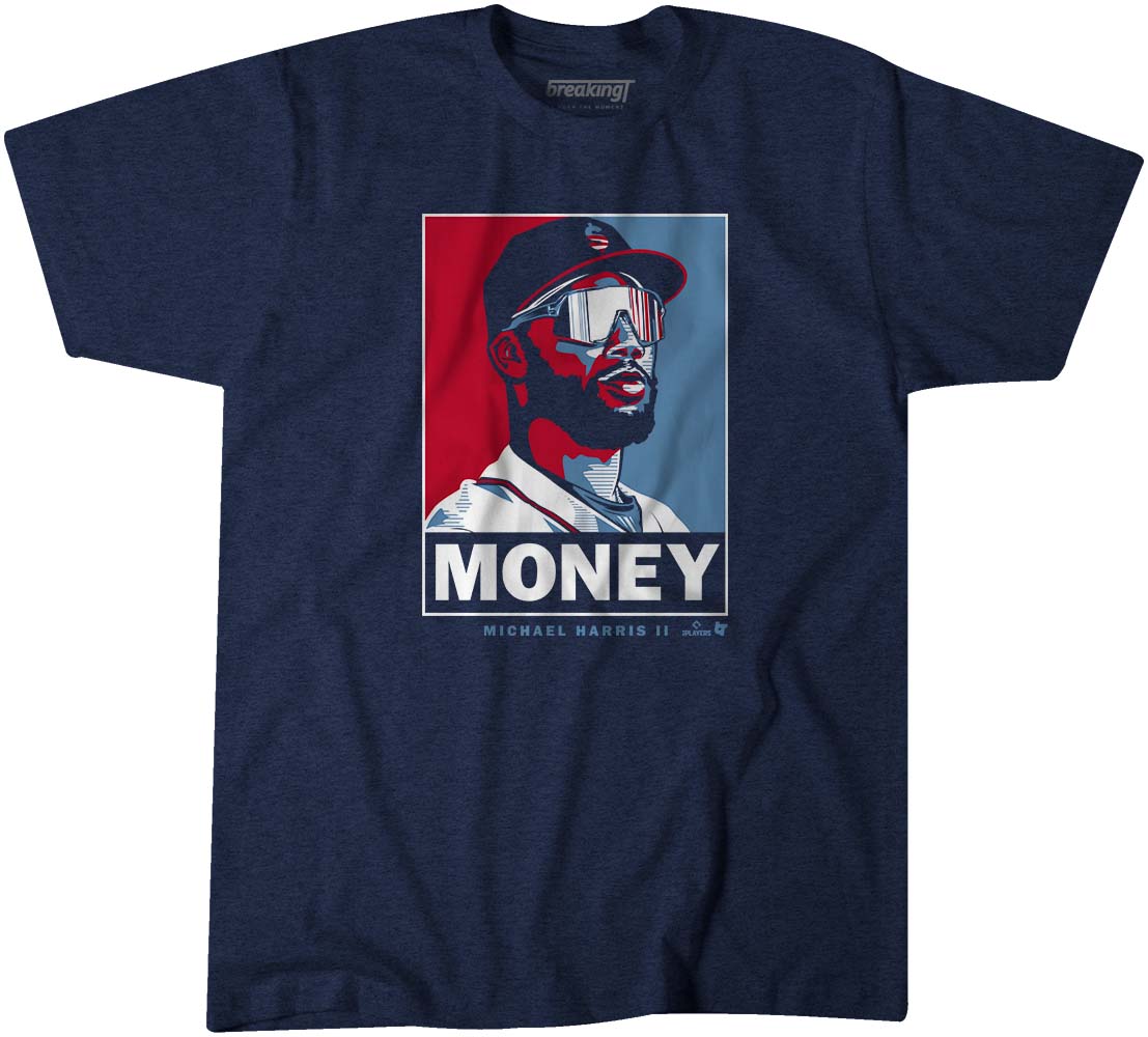 Michael harris ii money mike braves for the a shirt, hoodie, sweater, long  sleeve and tank top