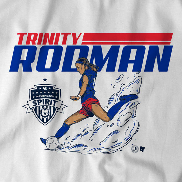 Trinity Rodman: Washington Spirit T-shirt & Hoodie - NWSL Licensed -  BreakingT