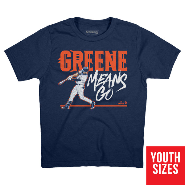 Riley Greene Means Go, Women's V-Neck T-Shirt / Large - MLB - Sports Fan Gear | breakingt