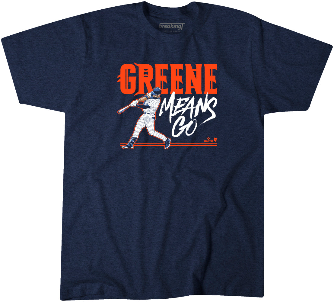 Riley Greene Means Go, Hoodie / 3XL - MLB - Sports Fan Gear | breakingt