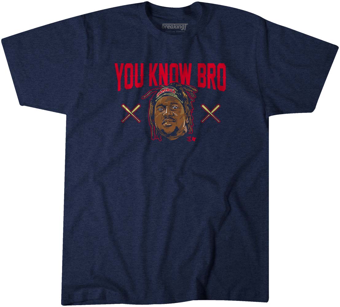 Jose Ramirez You Know Bro Shirt Cleveland Indians MLB Baseball T shirt Team  Tee